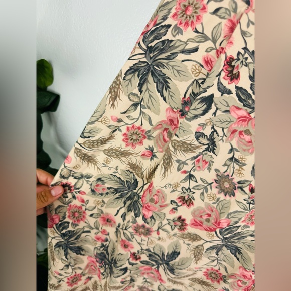 NWT Pendleton Floral Shabby Chic Cottage Core Long Maxi Skirt Blush Pink - Picture 4 of 11